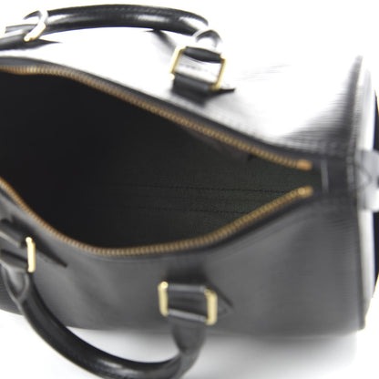 Louis Vuitton Epi Speedy 25 Black 5 of 10
