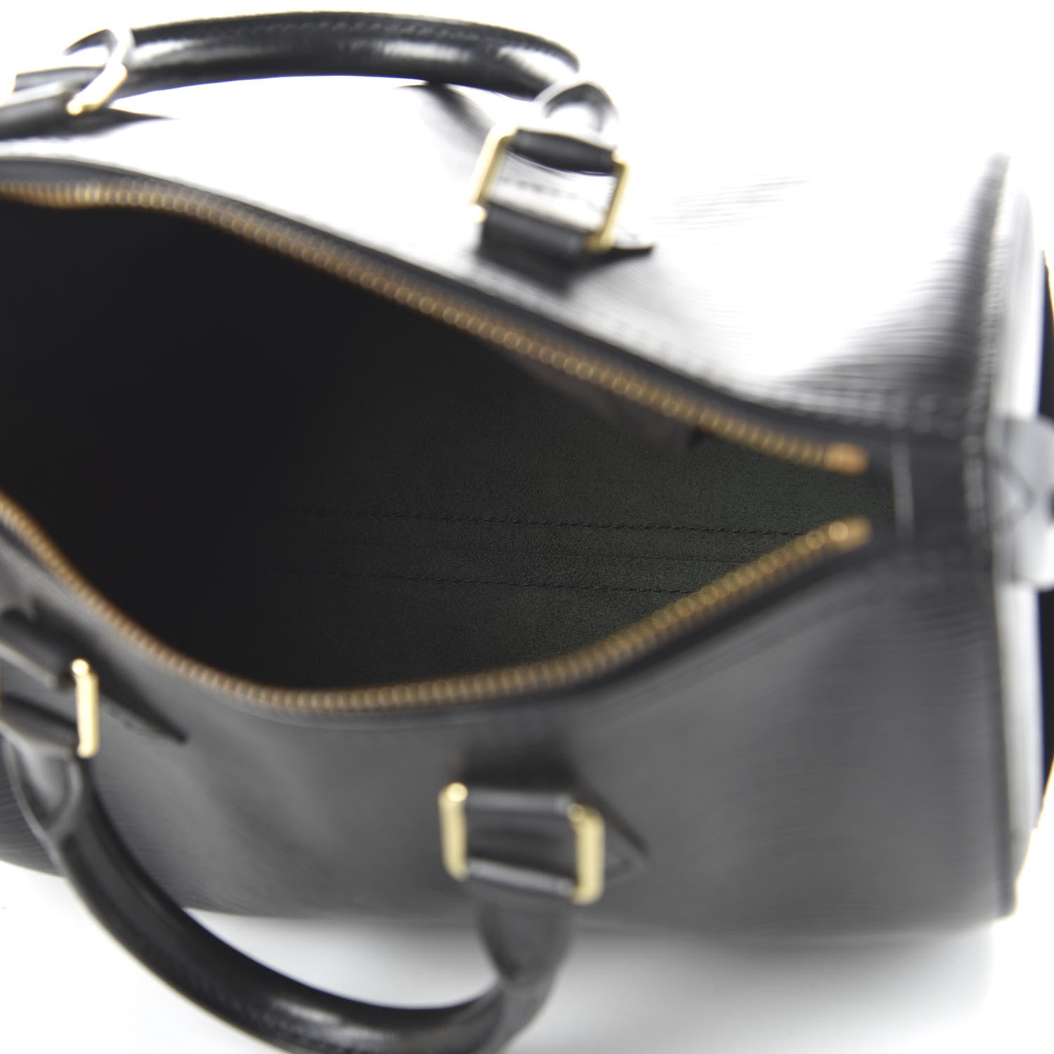 Louis Vuitton Epi Speedy 25 Black 5 of 10