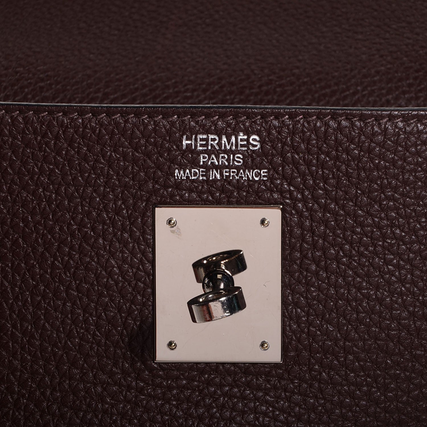 Hermes Togo Kelly Retourne 35 Chocolate 7 of 21