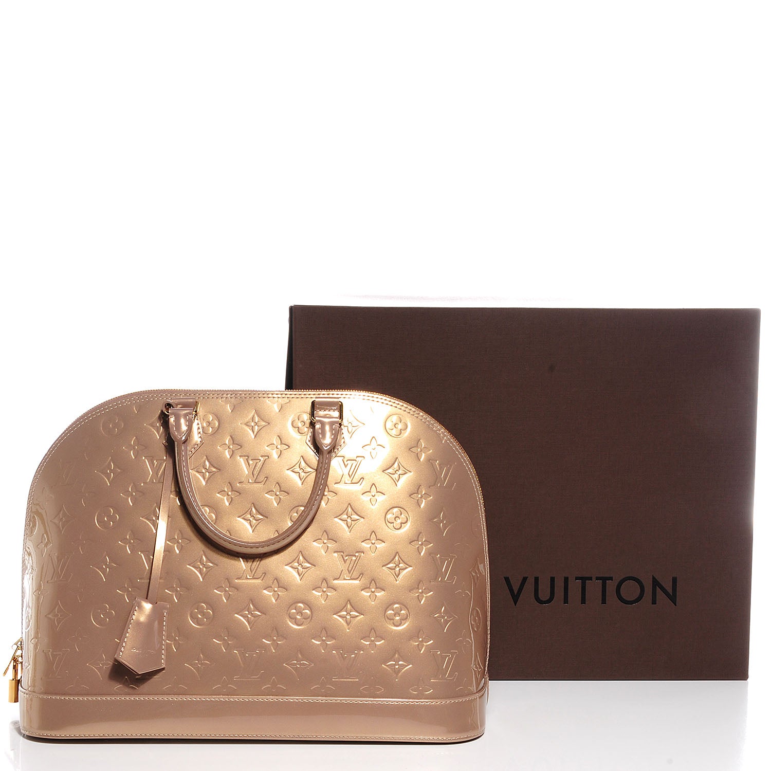 Louis Vuitton Vernis Alma GM Beige Poudre 5 of 8