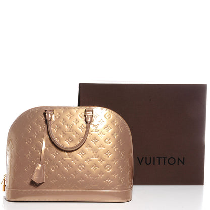 Louis Vuitton Vernis Alma GM Beige Poudre 5 of 8