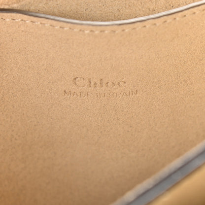Chloe Suede Calfskin Small Faye Shoulder Bag Motty Grey 10 of 14