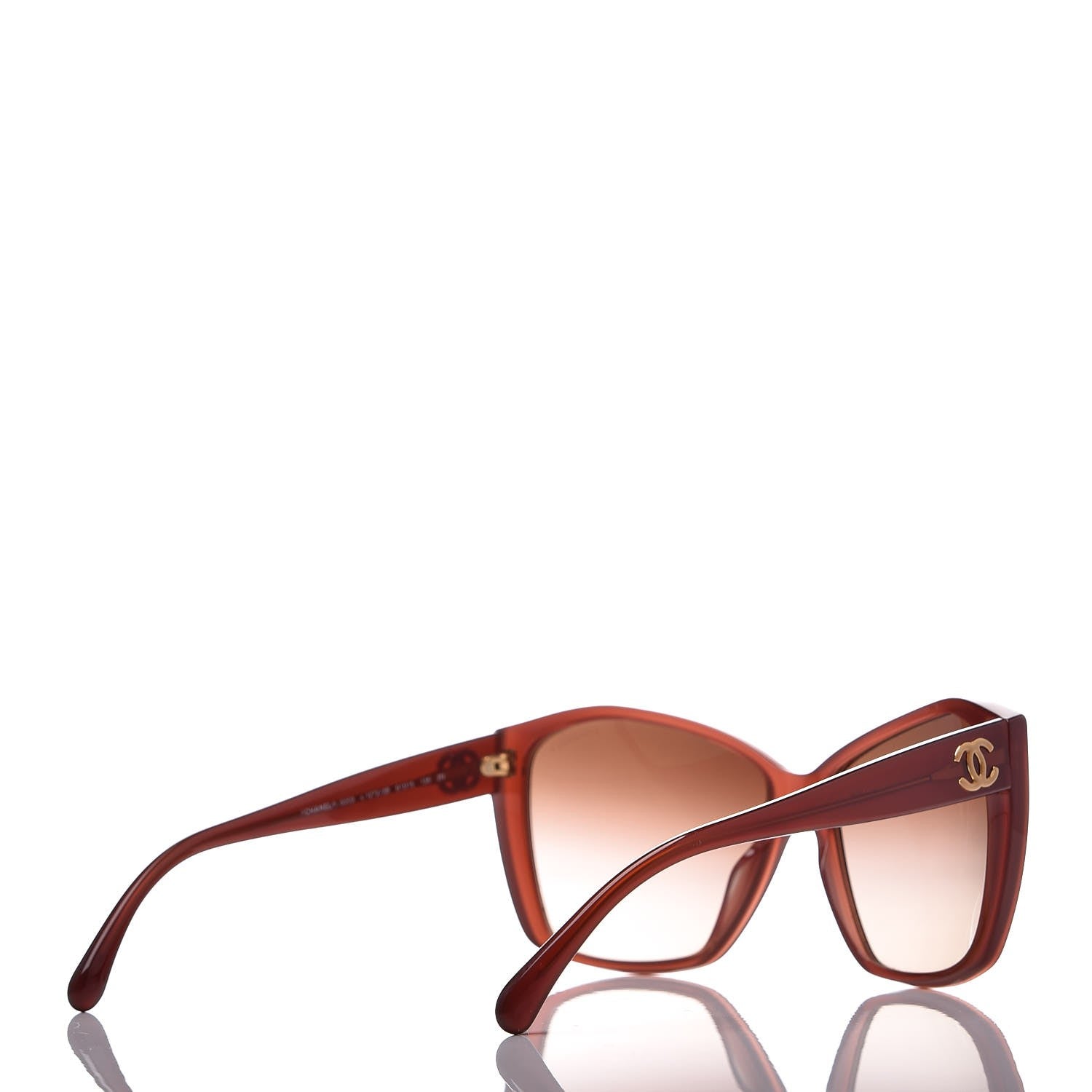 Chanel Acetate CC Sunglasses 5203 Red 4 of 8