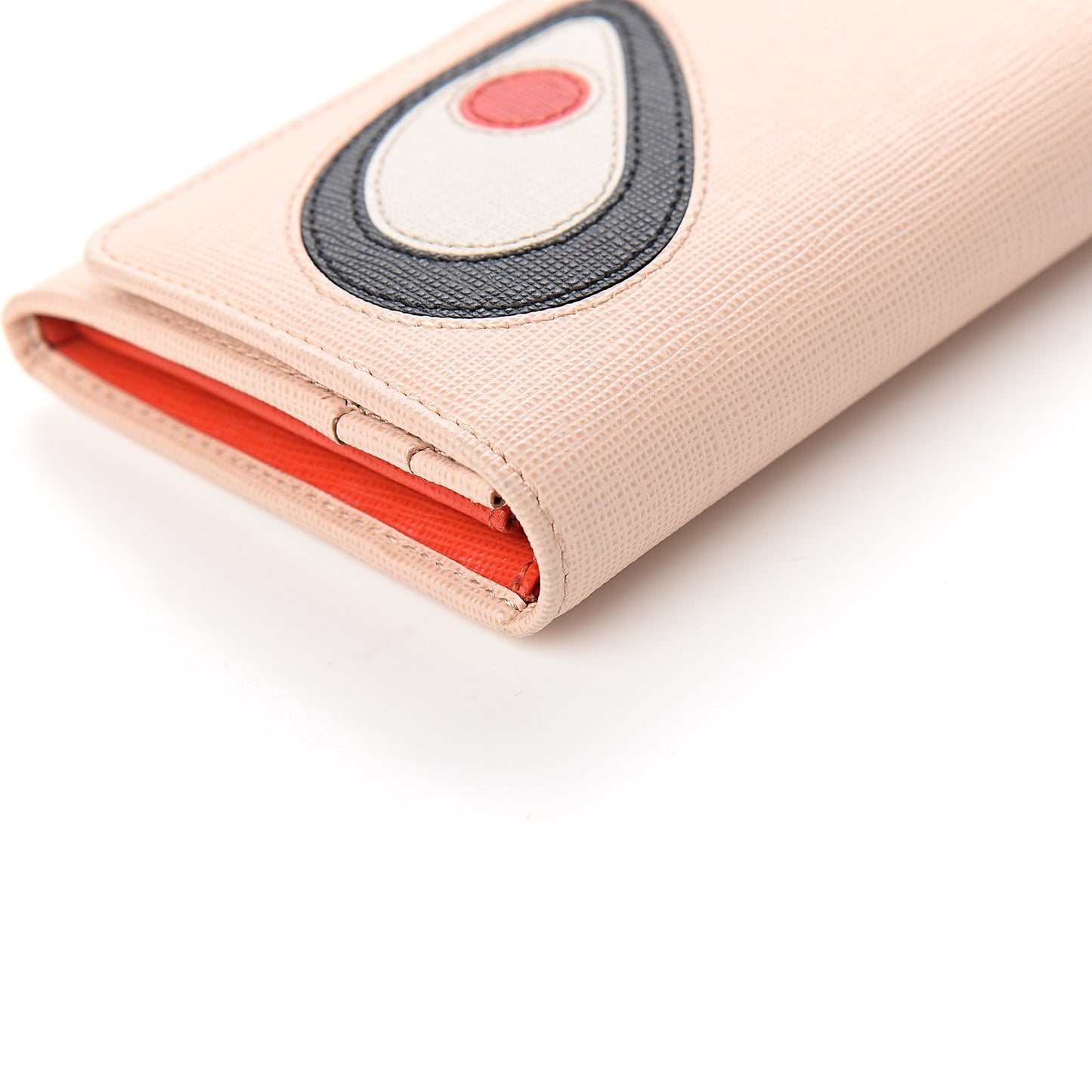 Vitello Elite Monster Continental Wallet Rosa Plaster