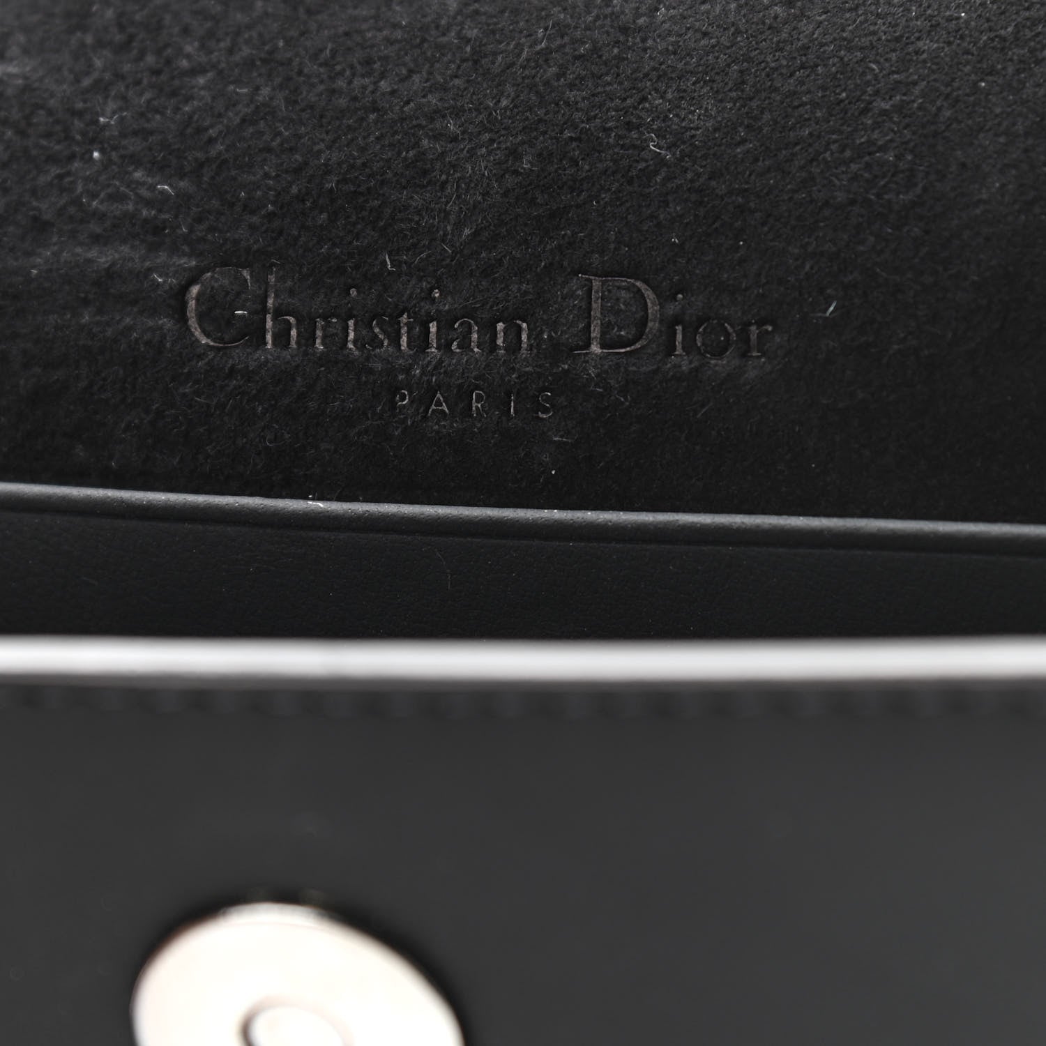 Christian Dior Ultra Matte Calfskin Saddle Belt Bag Black 7 of 9