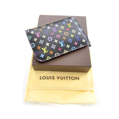 Louis Vuitton Monogram Multicolor Key Pouch Black Violet 3 of 7