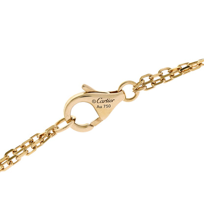 Cartier 18K Yellow Gold 2 Diamond LOVE Necklace 4 of 6