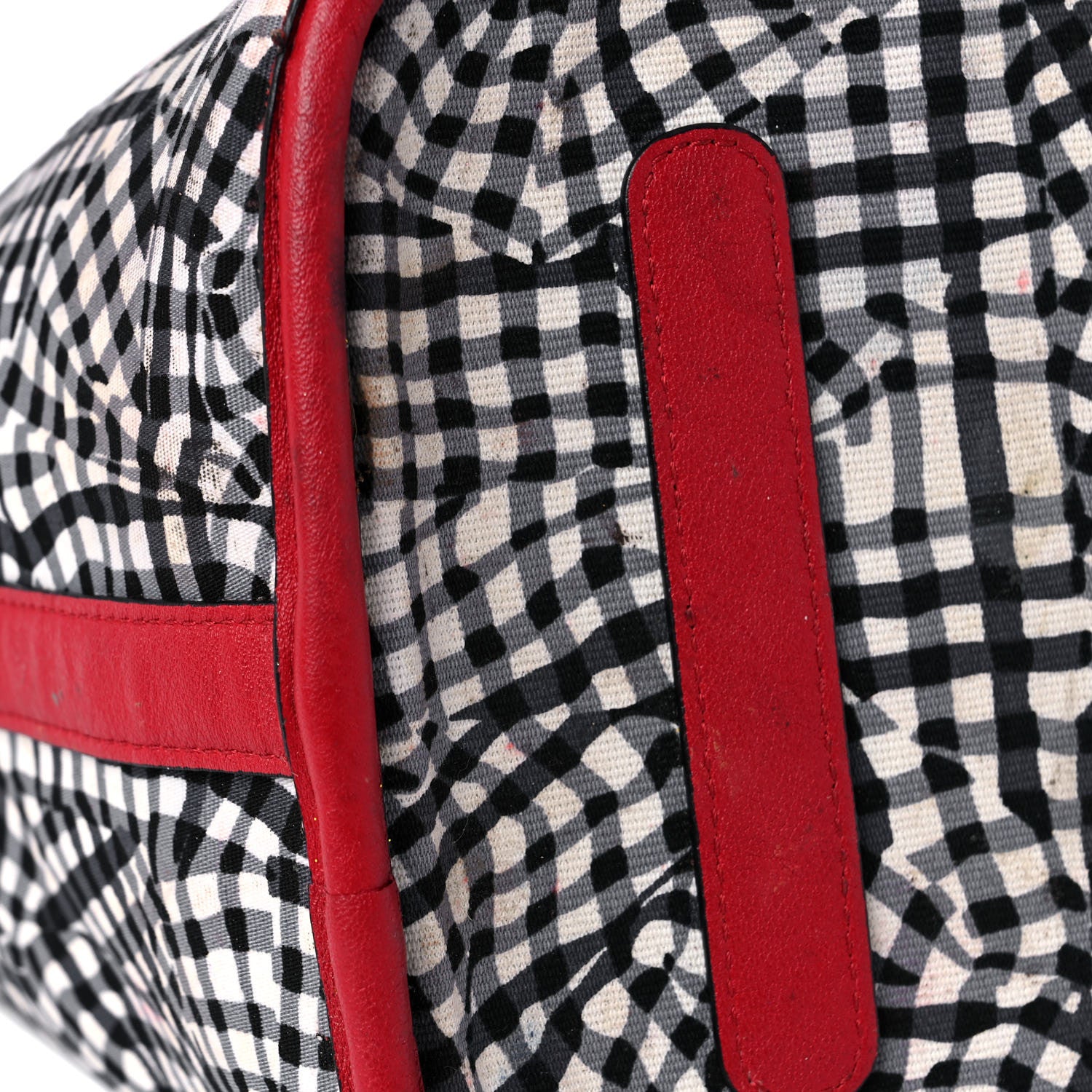 MCM Visetos Large Liz Reversible Shopper Tote Ruby Red 23 of 26