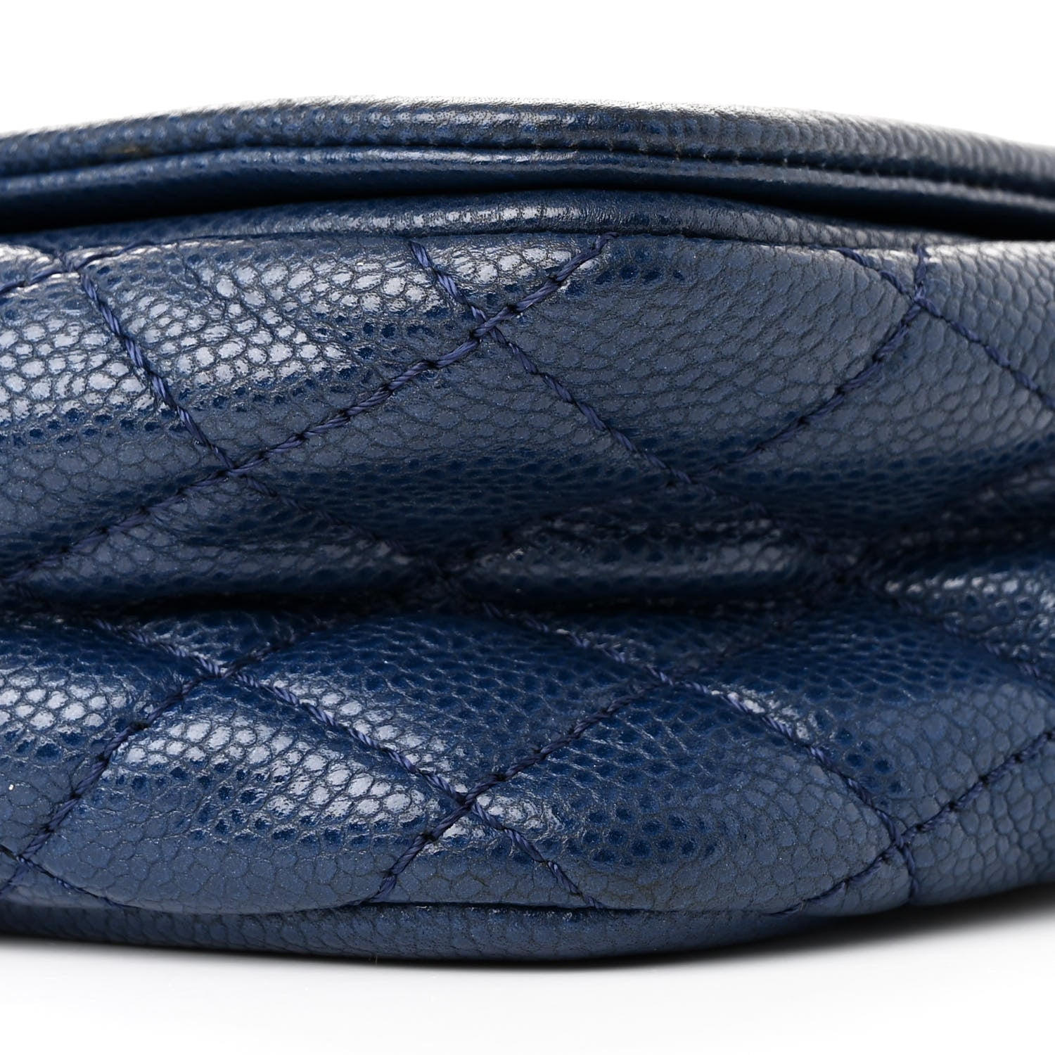 Chanel Caviar Medium Timeless CC Flap Navy Blue 10 of 10