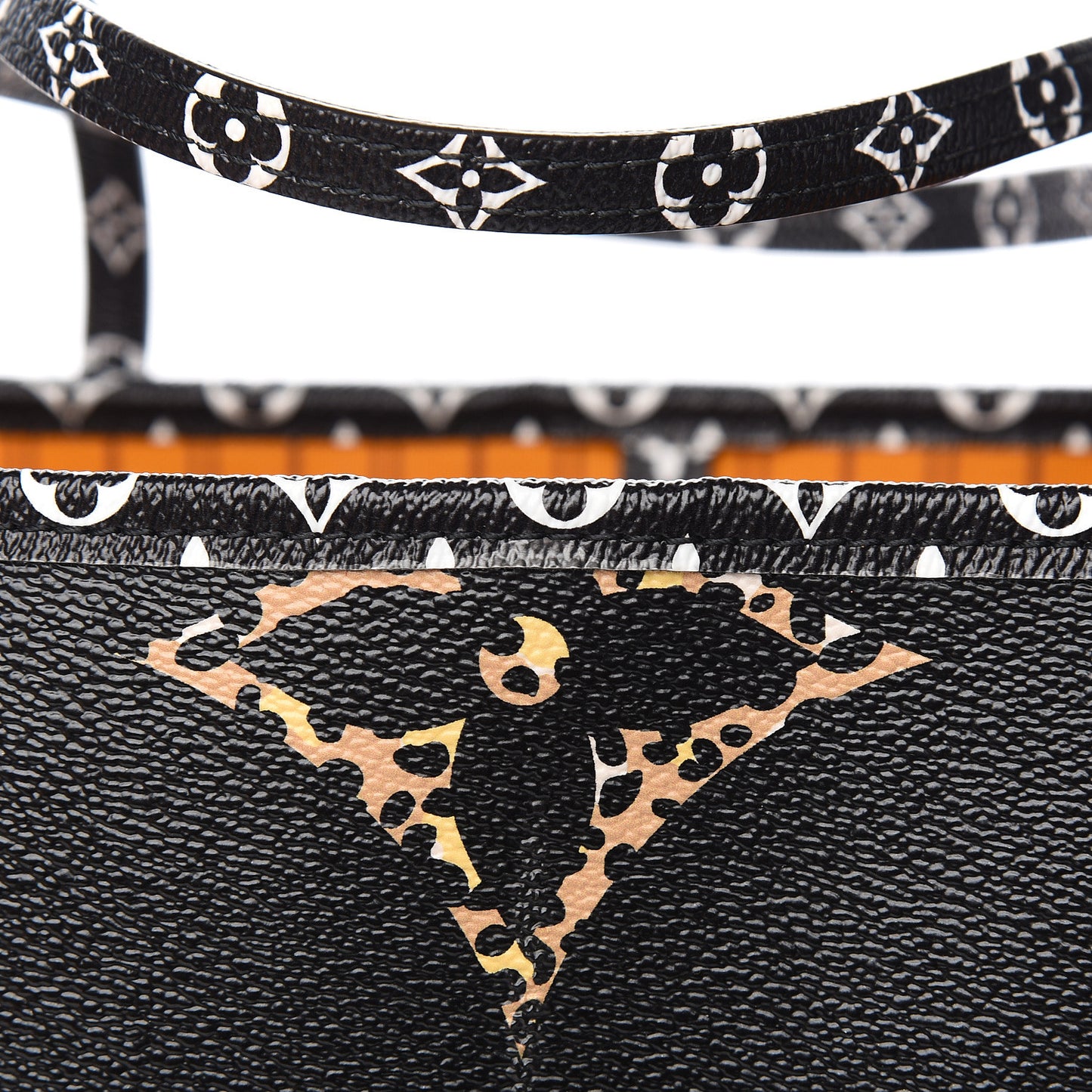 Monogram Giant Jungle Neverfull MM Black