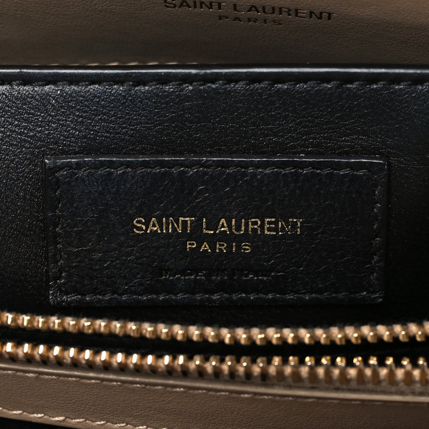Calfskin Y Quilted Monogram Small Loulou Chain Satchel Dark Beige