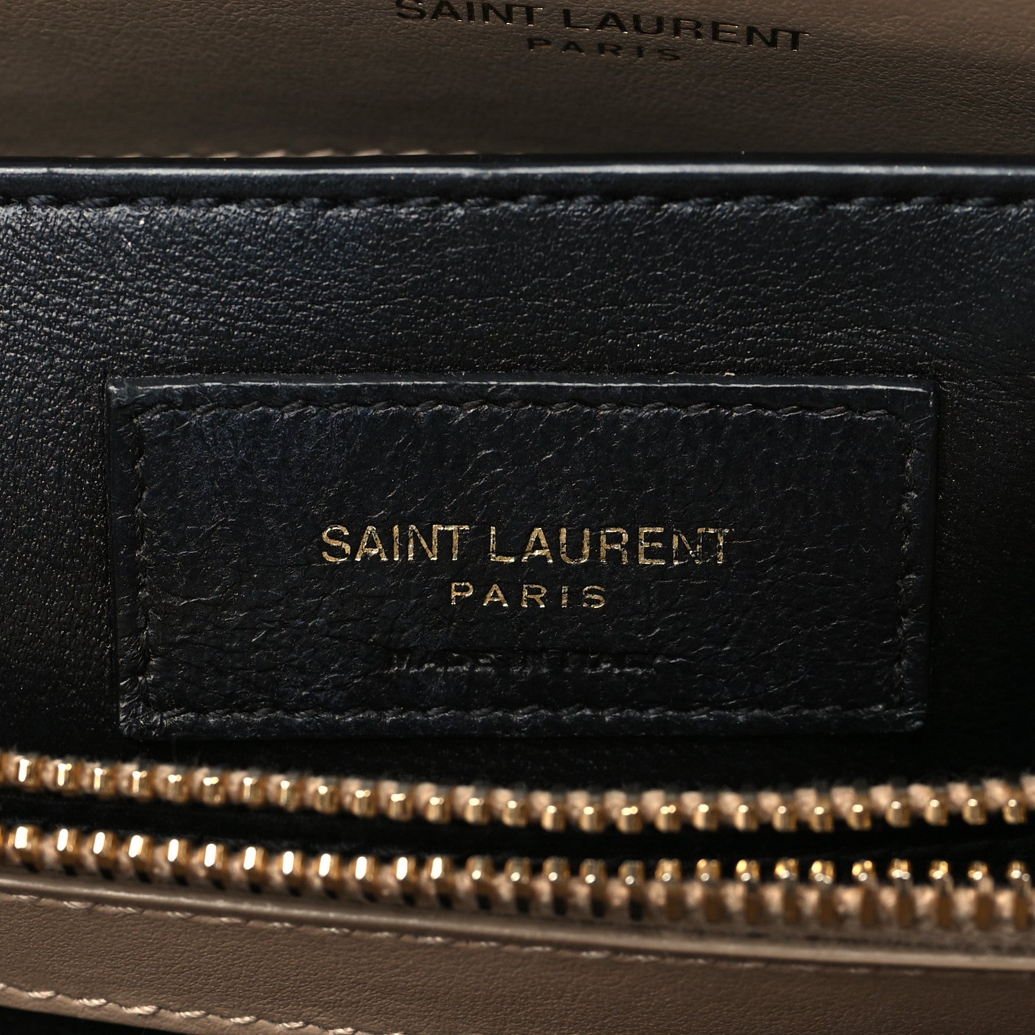 Saint Laurent Calfskin Y Quilted Monogram Small Loulou Chain Satchel Dark Beige 5 of 7
