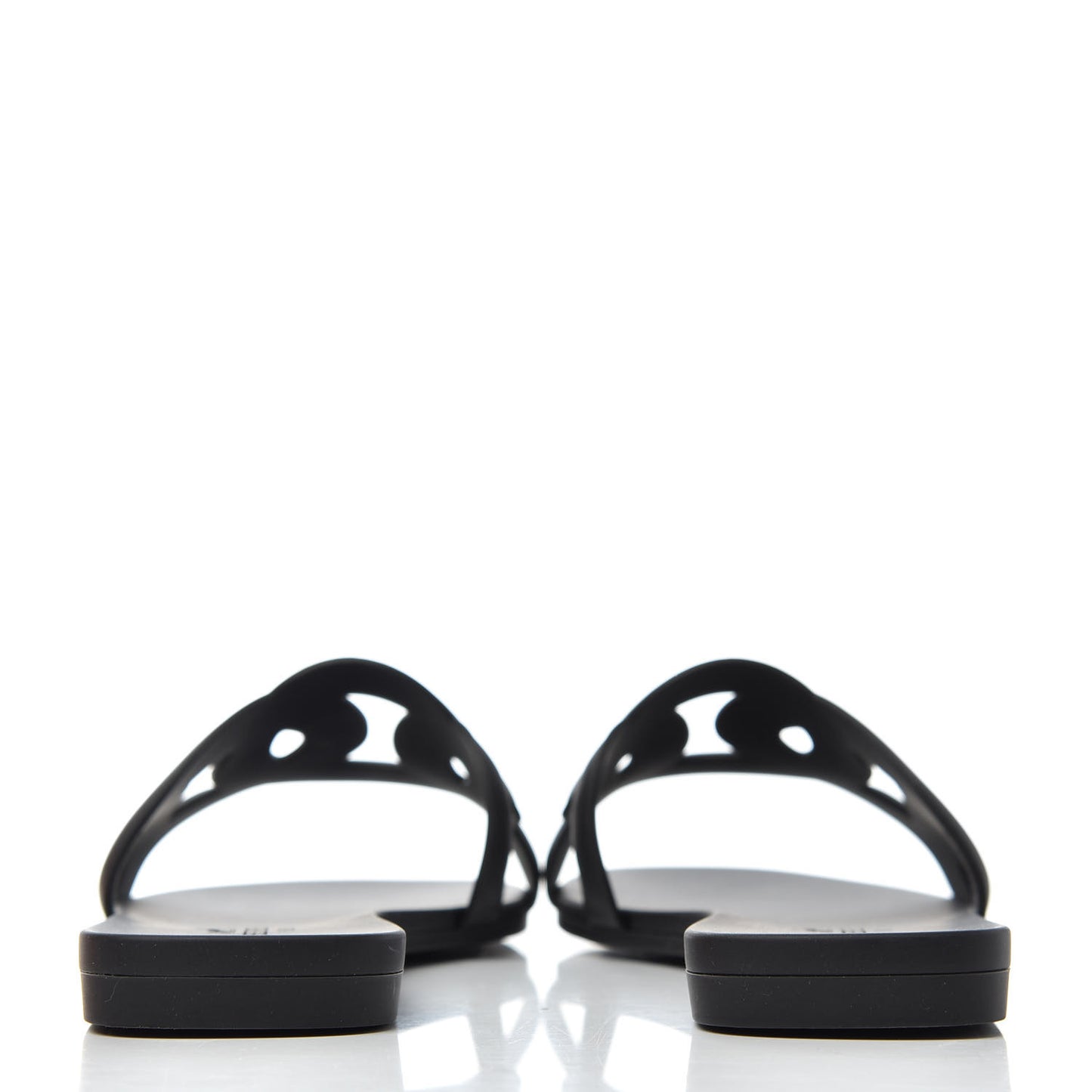Rubber Aloha Sandals 35 Black