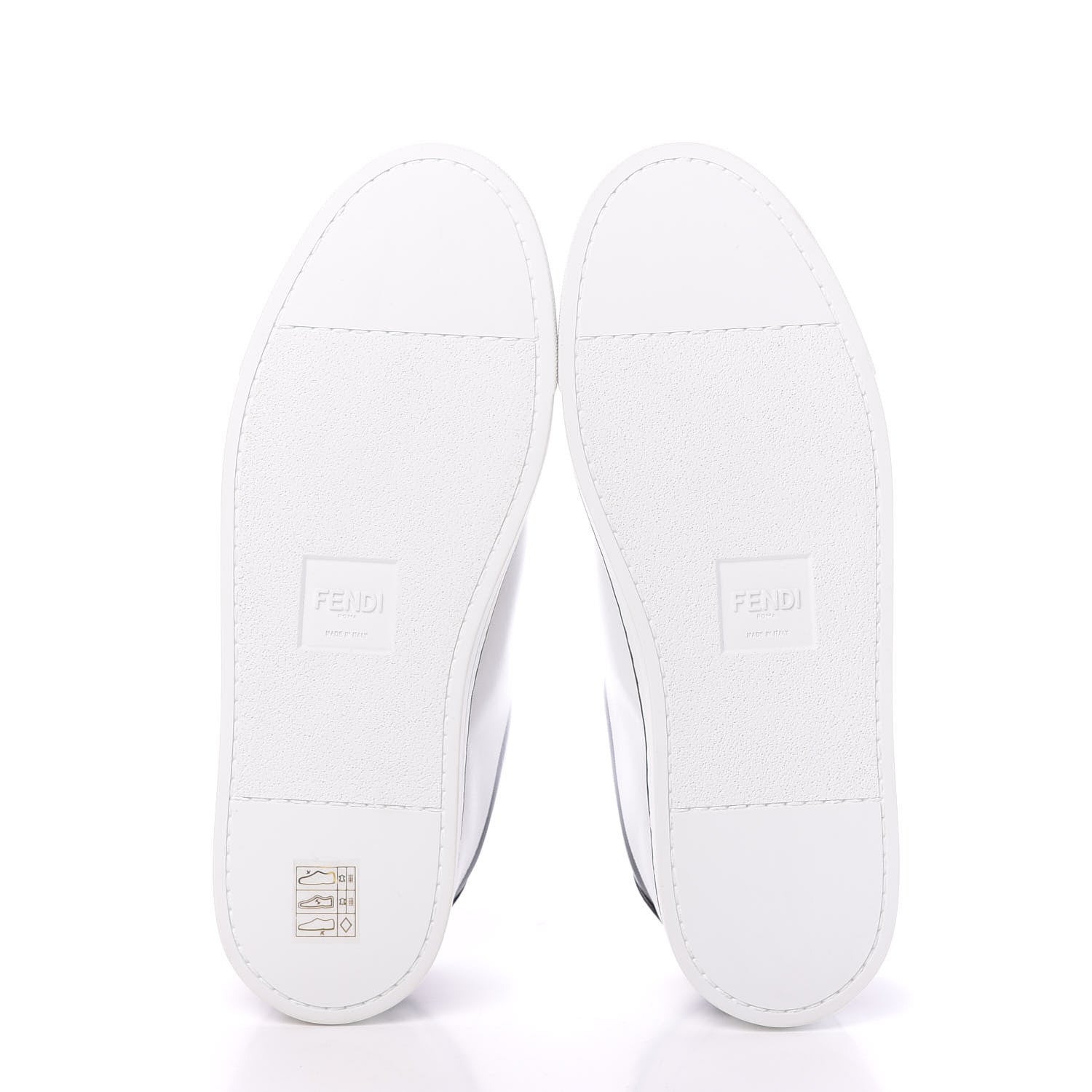 Fendi X JOSHUA VIDES Nappa Rockoclick Slip On Sneakers 37.5 Snow White Black 6 of 10