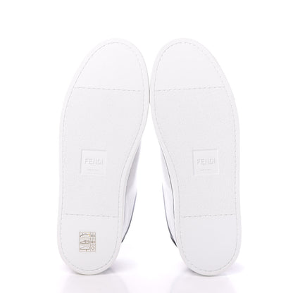 Fendi X JOSHUA VIDES Nappa Rockoclick Slip On Sneakers 37.5 Snow White Black 6 of 10