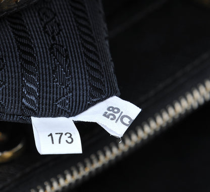 Prada Saffiano Lux Medium Tote Nero Black 9 of 10