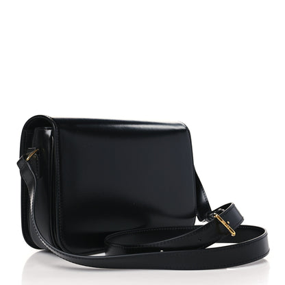 Celine Shiny Calfskin Medium Triomphe Black 3 of 10