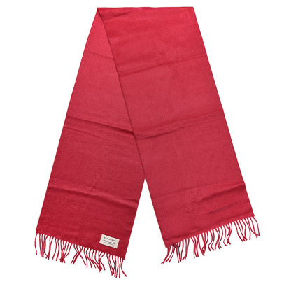 Burberry Cashmere Embroidered Fringe Scarf Fuchsia 3 of 5