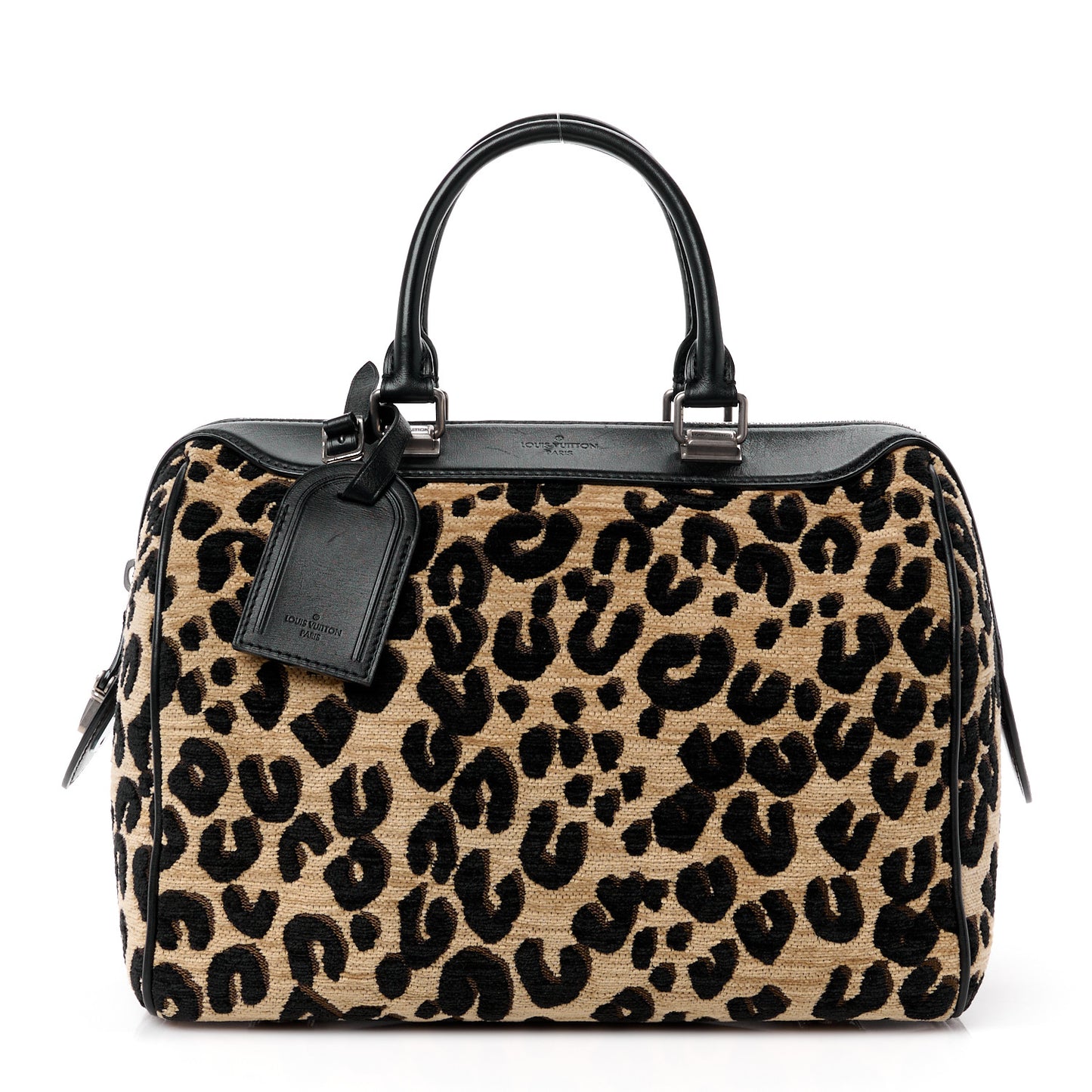 Jacquard Velvet Leopard Print Stephen Sprouse Speedy