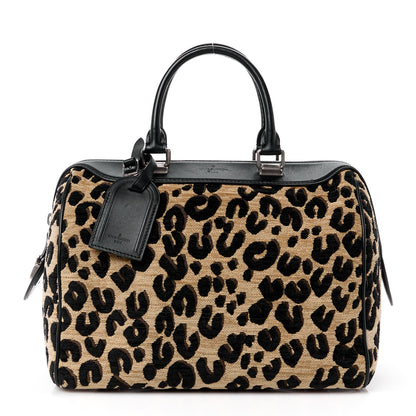 Louis Vuitton Jacquard Velvet Leopard Print Stephen Sprouse Speedy 1 of 15