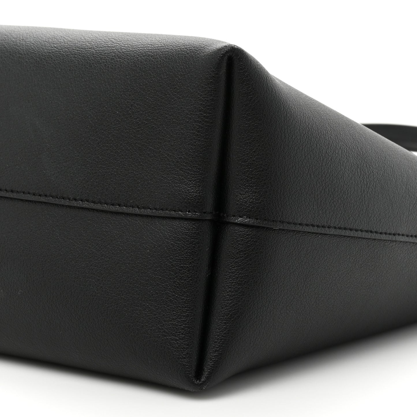Calfskin Large Shopping Tote Black