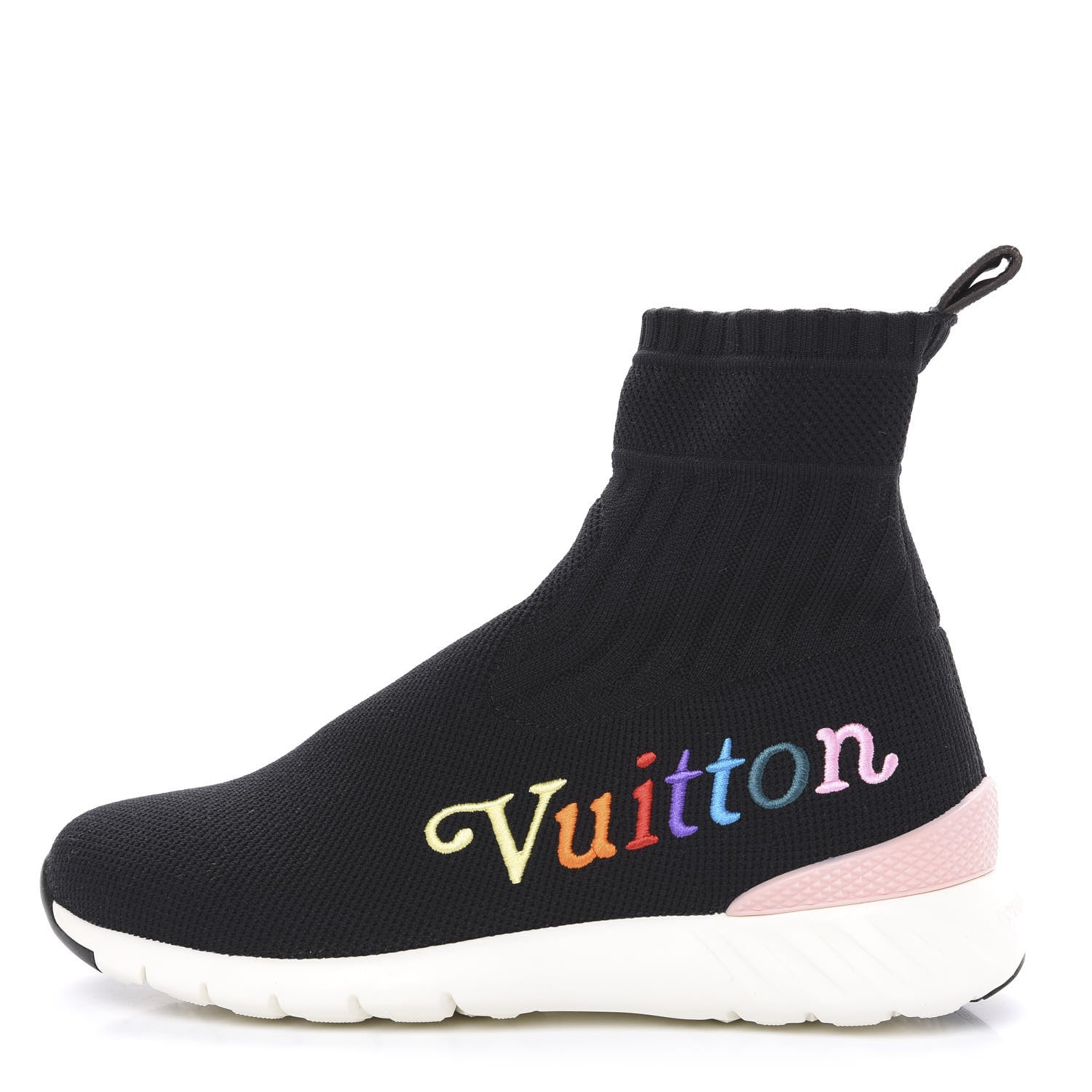 Louis Vuitton Stretch Fabric Aftergame Wave Sneaker Boots 35 Black 1 of 7