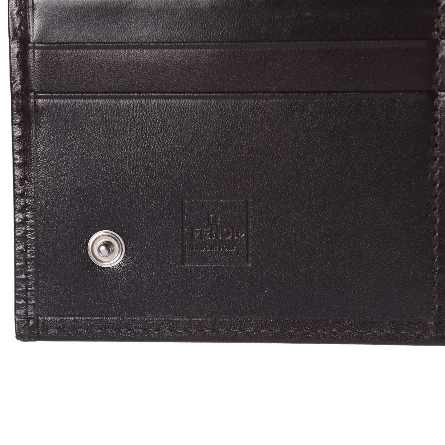 Jacquard Calfskin FF Wallet Tobacco