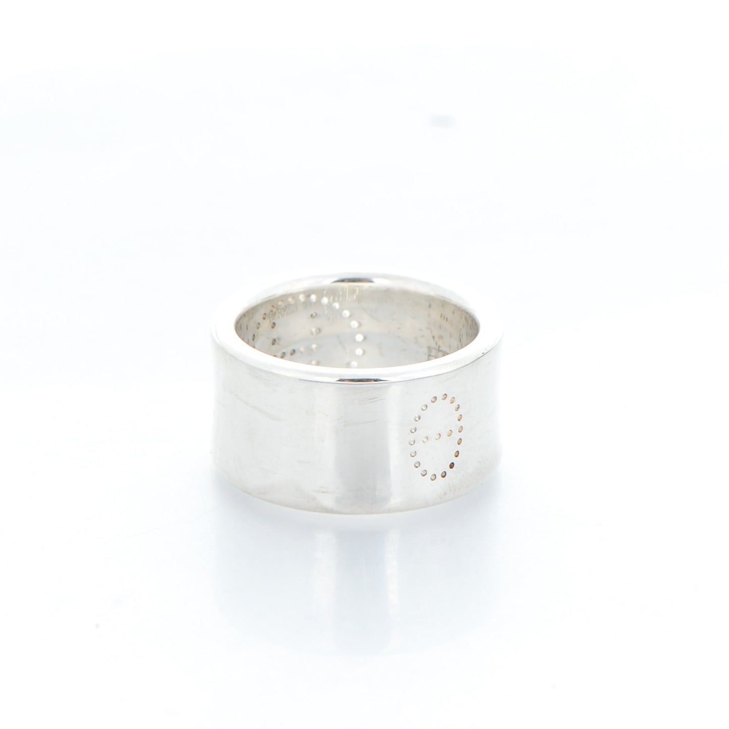 Sterling Silver Eclipse Ruban Ring GM 51 5.75