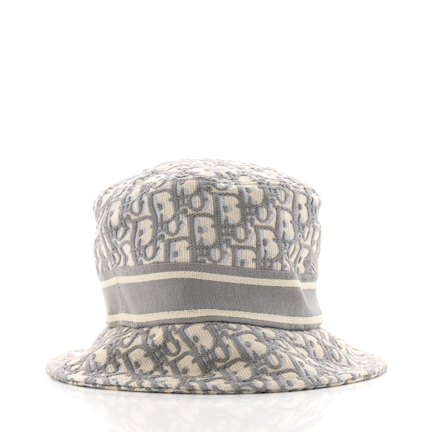 Christian Dior Oblique Bucket Hat 57 Grey 6 of 9