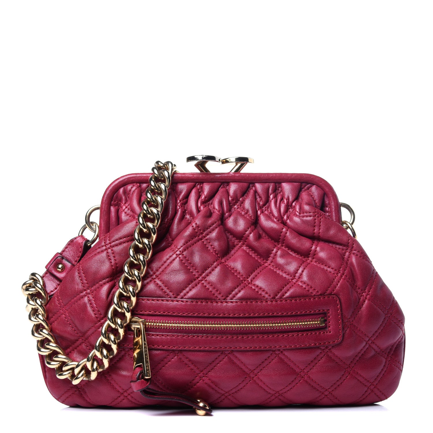 Marc Jacobs Calfskin Quilted Little Stam Pink 1 of 13