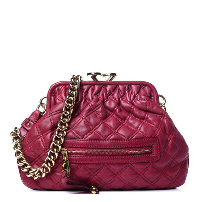 Marc Jacobs Calfskin Quilted Little Stam Pink 1 of 13