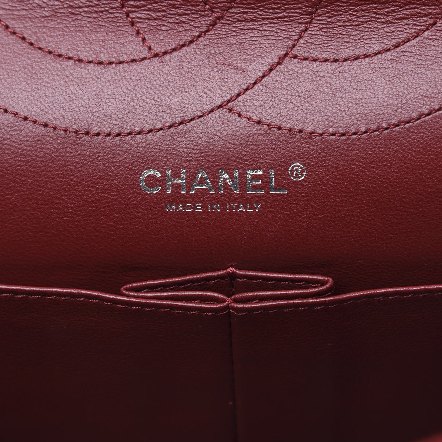 Aged Calfskin Quilted 2.55 Reissue 227 Flap Red