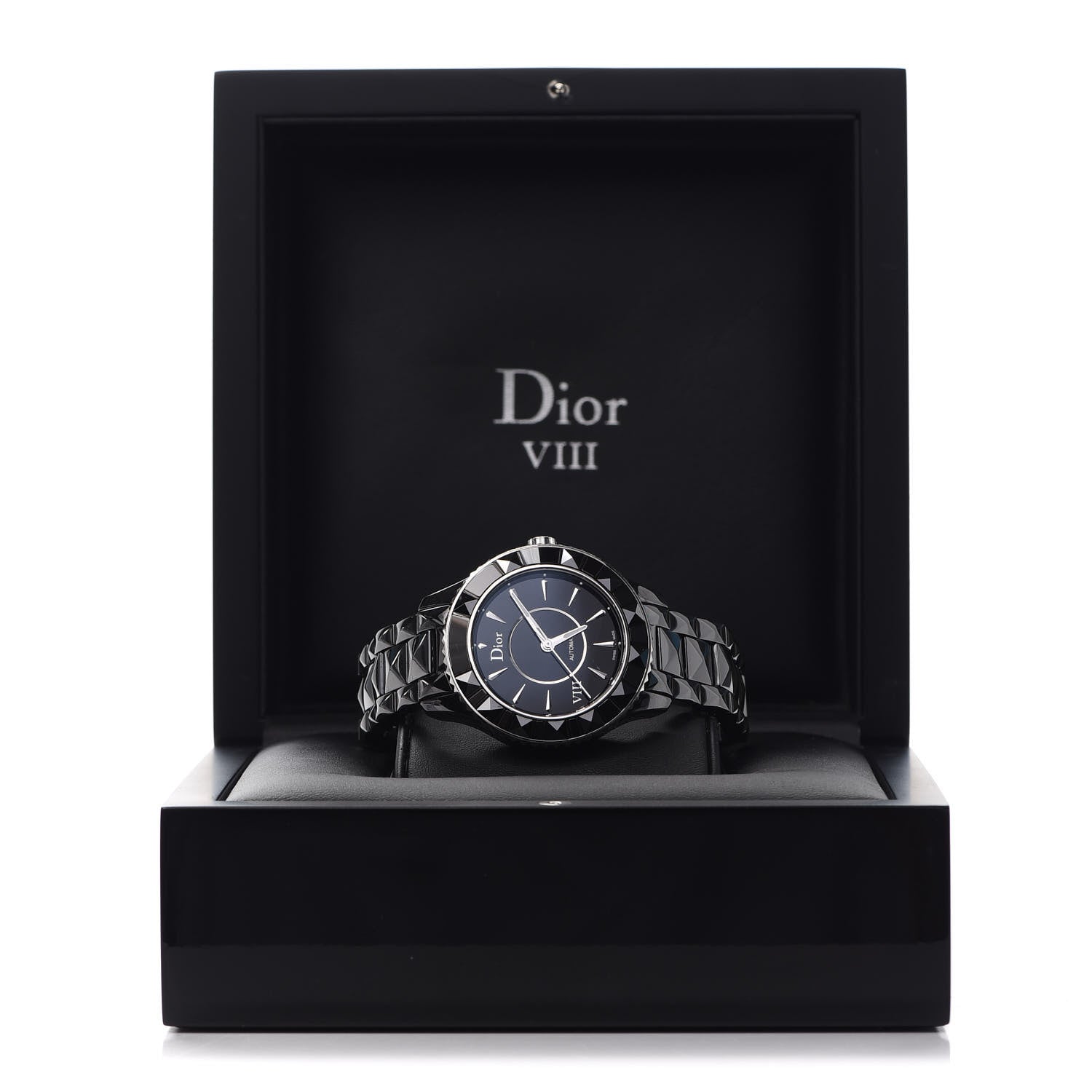 Christian Dior Stainless Steel Ceramic 38mm Dior VIII Automatic Watch Black 6 of 6
