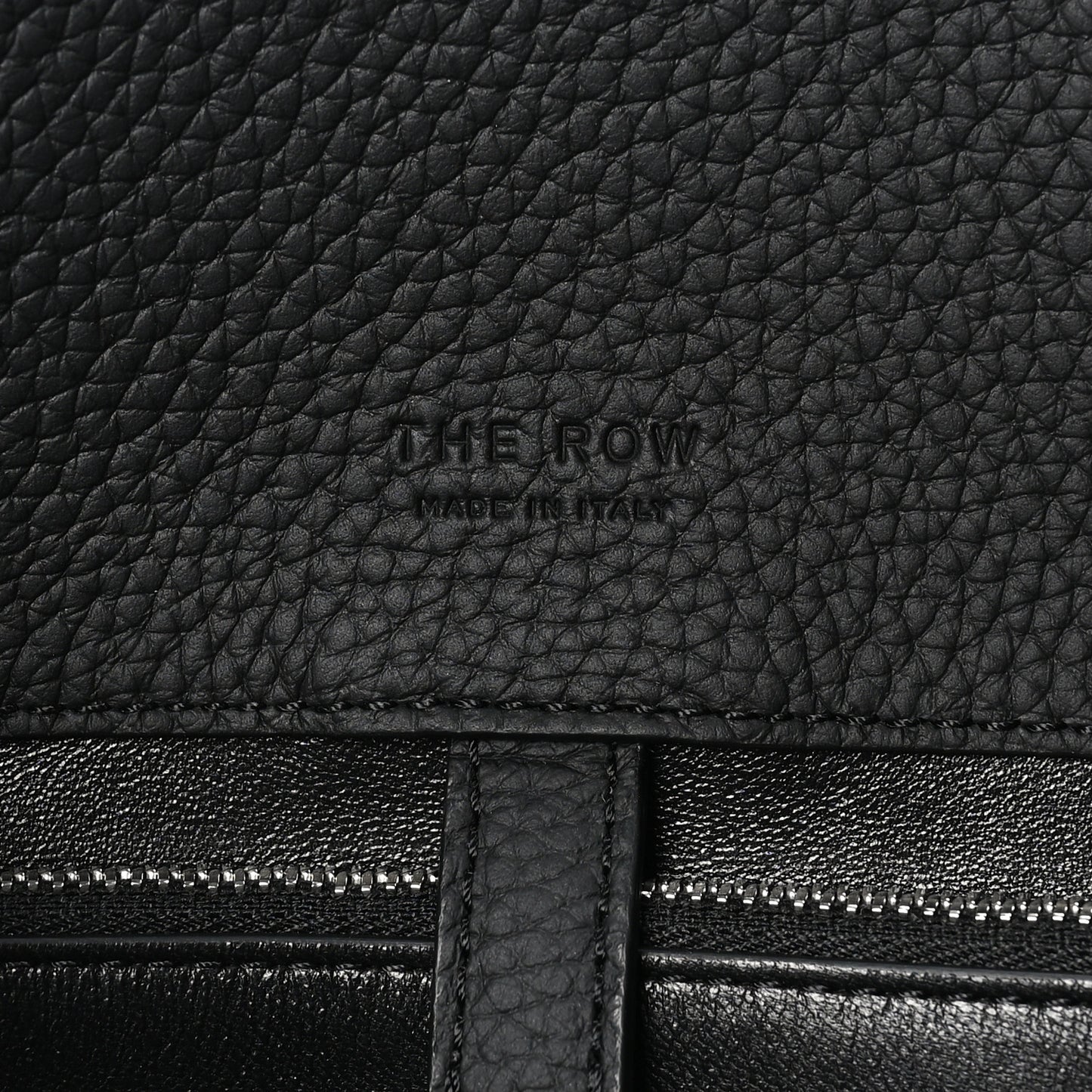 Grained Calfskin Margaux Shoulder 12 Black