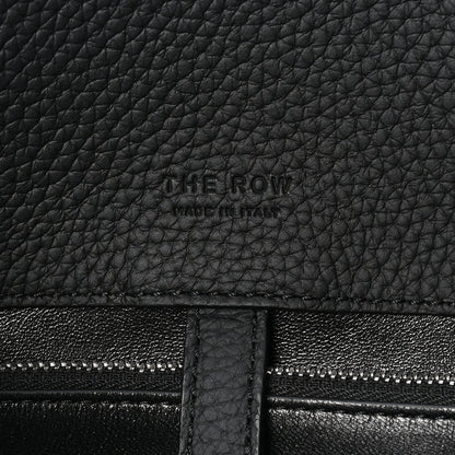 The Row Grained Calfskin Margaux Shoulder 12 Black 6 of 9