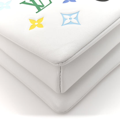 Louis Vuitton LV x TM Lambskin Embossed Monogram Coussin PM White Multicolor 12 of 13