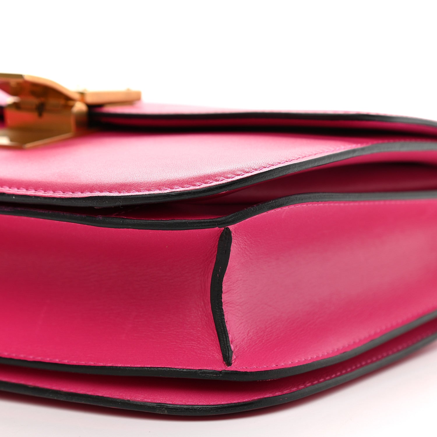 Celine Box Calfskin Medium Classic Box Flap Bag Hibiscus 8 of 10