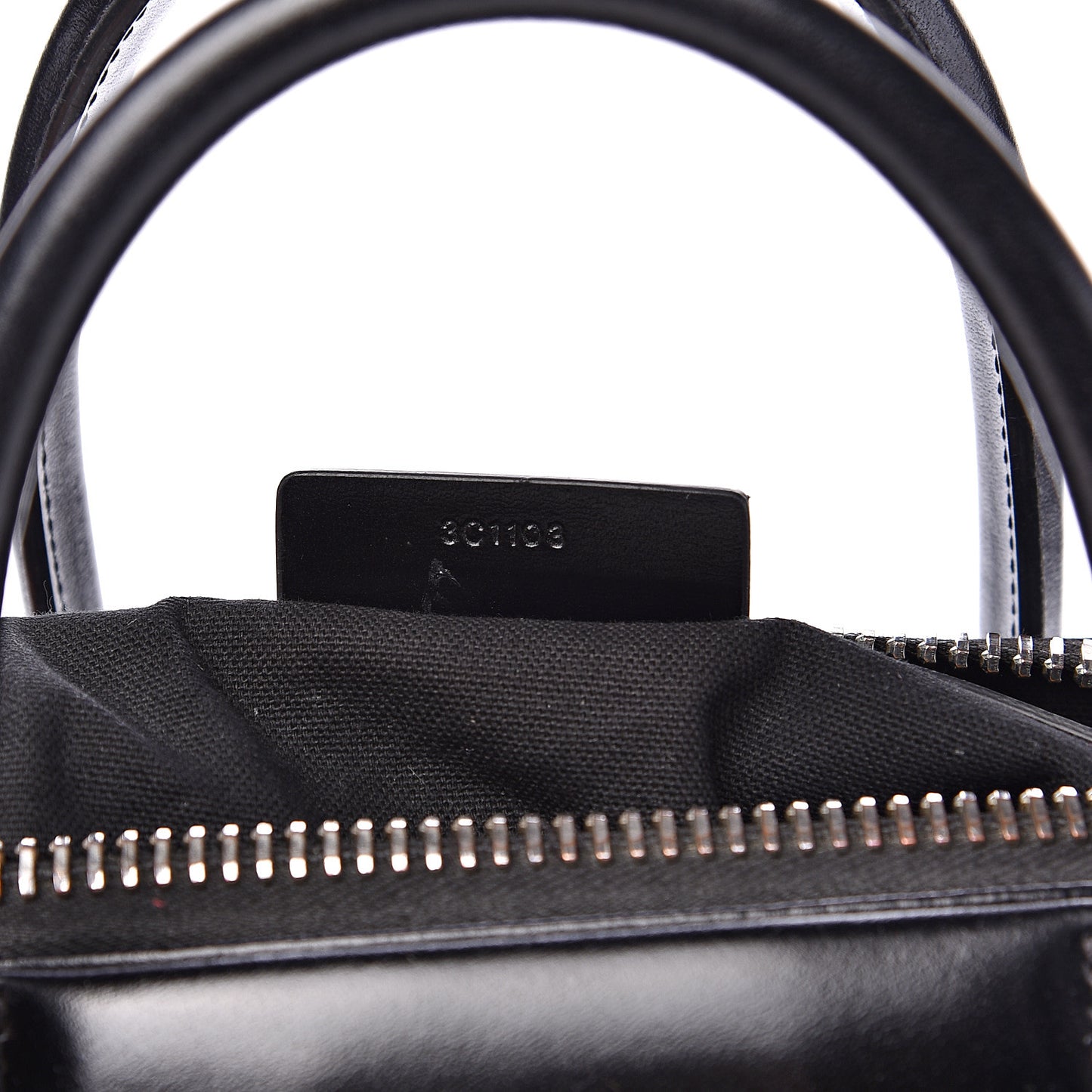Shiny Lord Calfskin Small Antigona Black