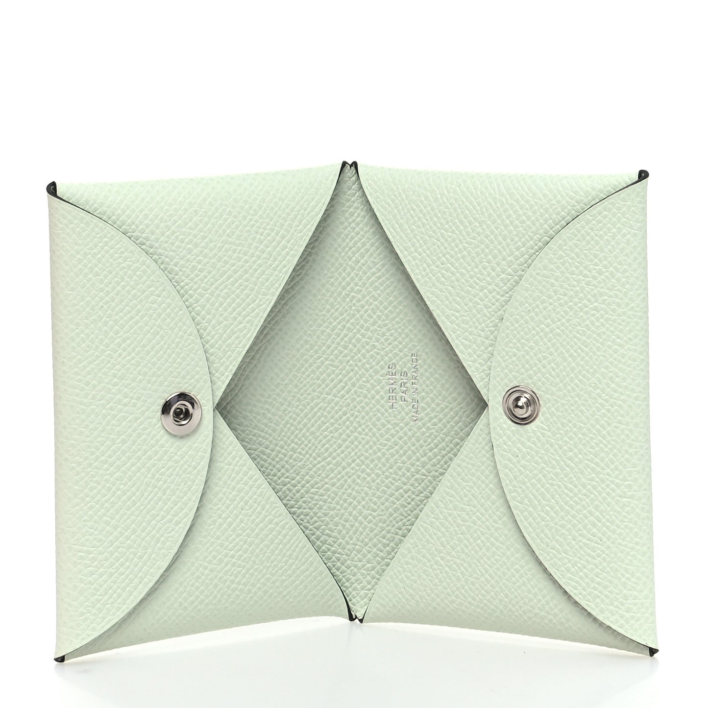 Epsom Calvi Card Case Vert Fizz