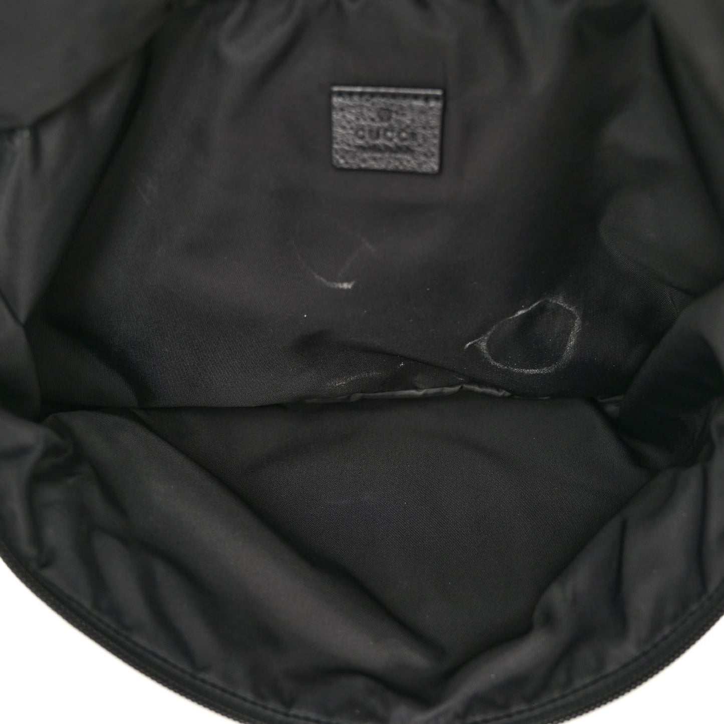 Nylon Retro Patch Convertible Belt Bag Black