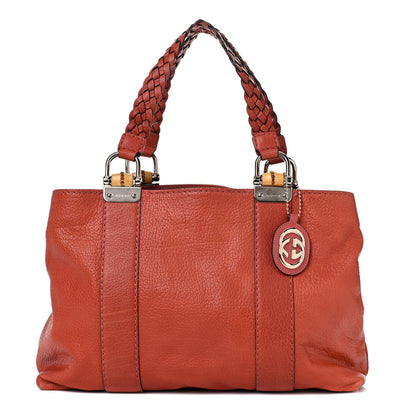 Gucci Libeccio Medium Bamboo Bar Tote Bag 1 of 12
