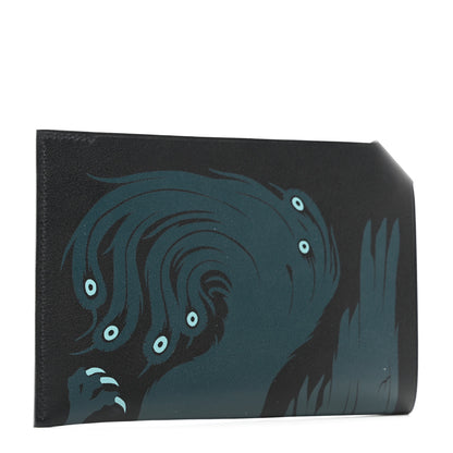 Hermes Swift Remix Duo Chimeres Pegase Tarmac Passport Holder Black Bleu Lin 3 of 7