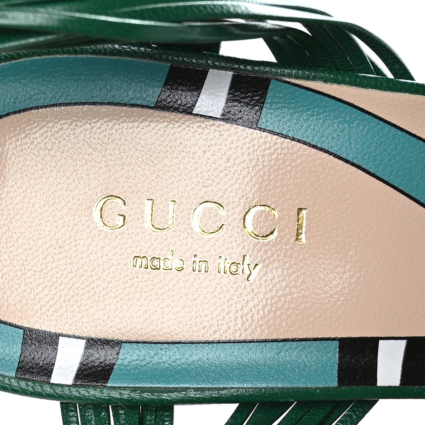 Malaga Kid Knotted Allie Sandals 37.5 Emerald