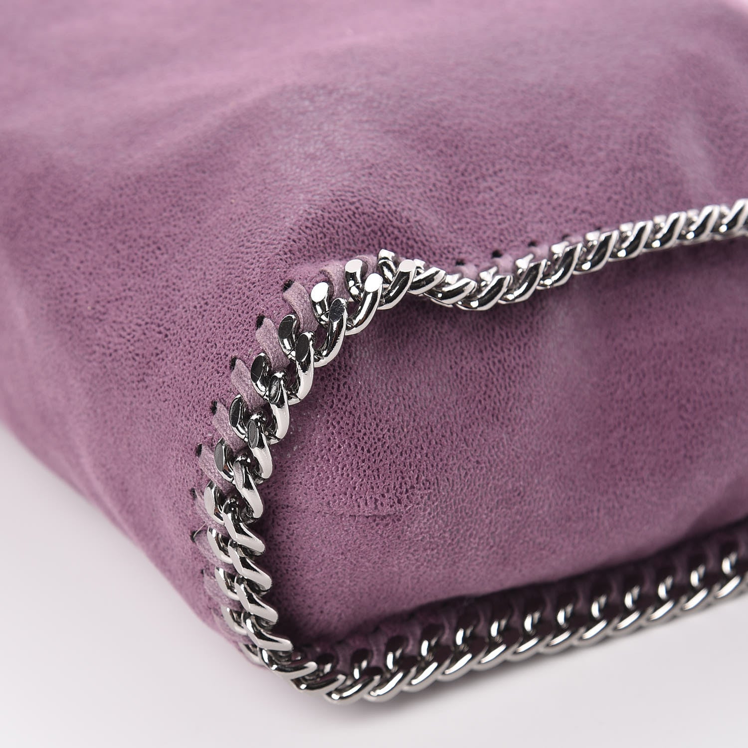 Stella McCartney Shaggy Deer Falabella Fold Over Tote Amethyst 9 of 10