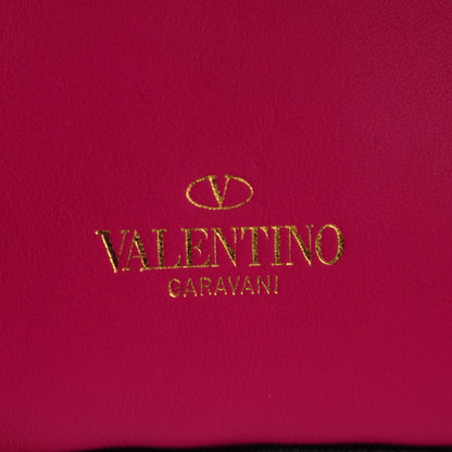 Valentino Garavani Calfskin Mini Rockstud Backpack Fuxia 5 of 8
