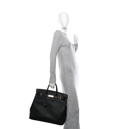 Hermes Togo HAC Birkin 40 Black 2 of 19