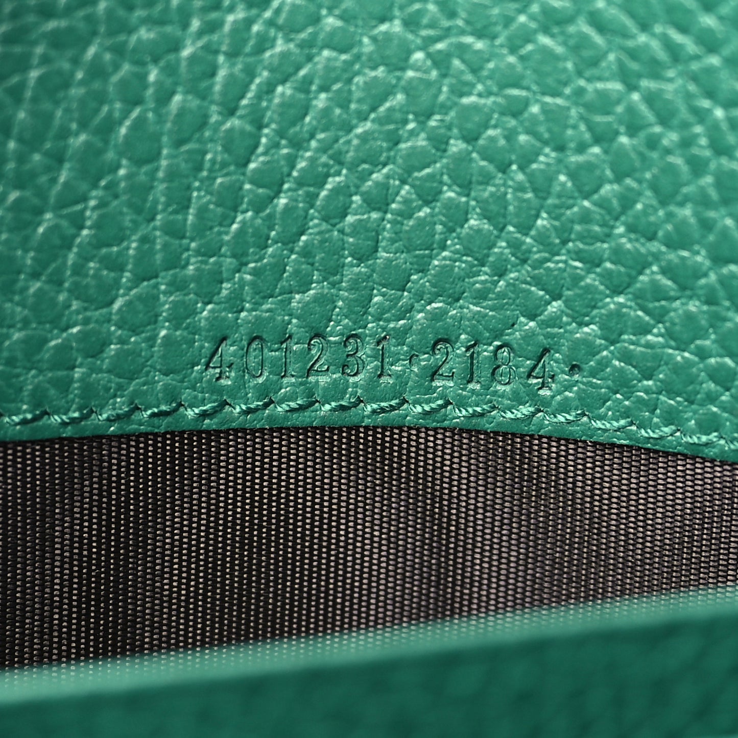 Calfskin Mini Dionysus Chain Wallet Emerald