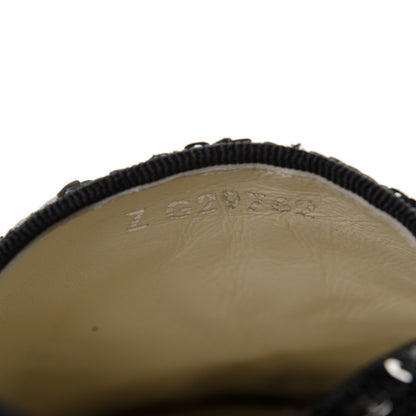 Chanel Patent Sequin CC Espadrilles 37 Black 7 of 8