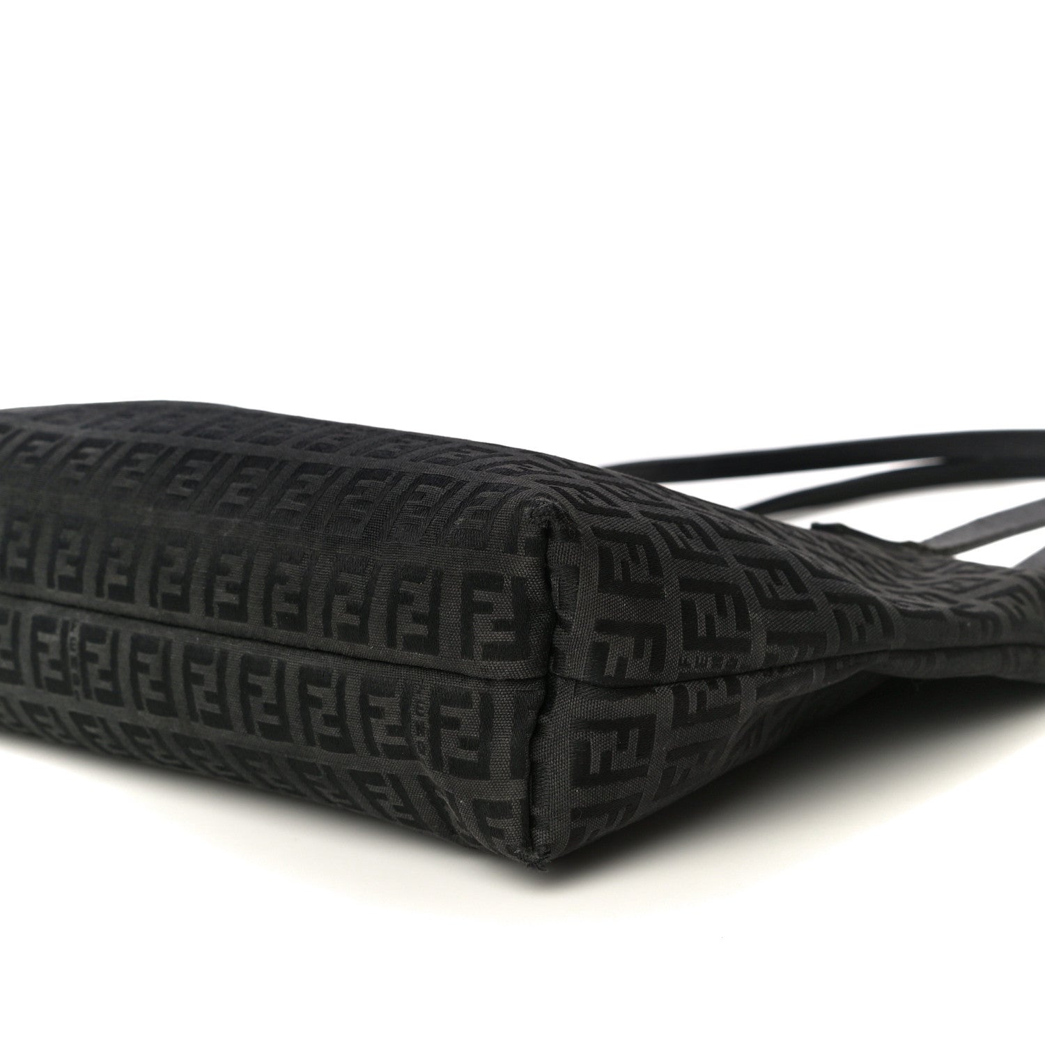 Fendi Zucchino Roll Tote Black 9 of 14