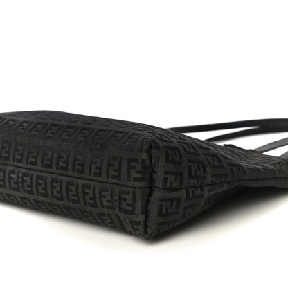 Fendi Zucchino Roll Tote Black 9 of 14